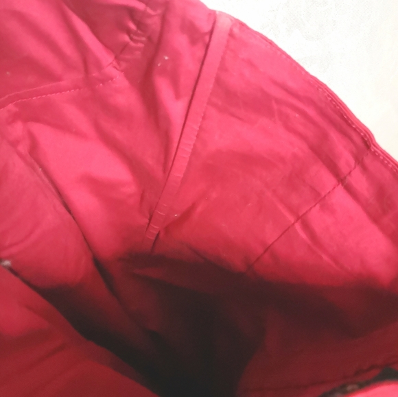 Strapless Red and Gold Ruched 💃 - Picture 6 of 7